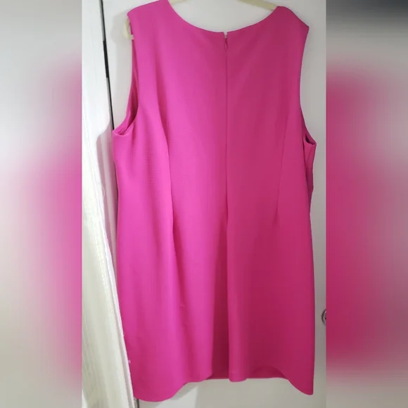 Pink Lined Dress JESSICA HOWARD Comfy Size 24W 3x - Picture 5 of 6